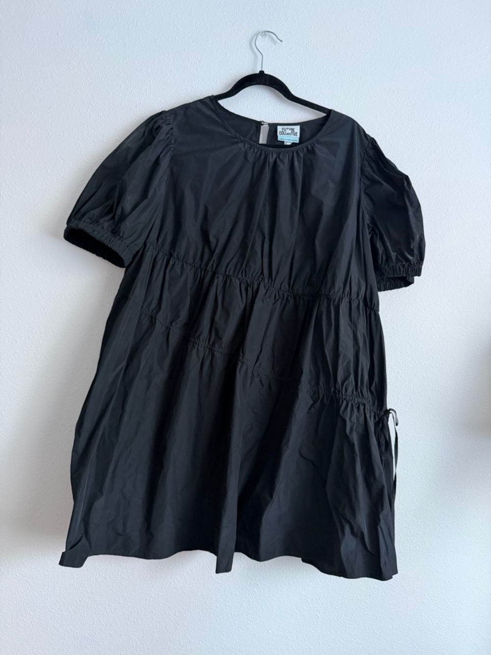 Puff-Sleeve Babydoll Dress